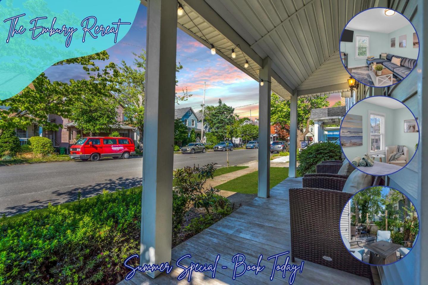 6-Min Walk To Asbury Park & Og Main St - Updated & Cozy Apartment In Historic Ocean Grove - Fire Pit & Patio - Fast Wi-Fi Екстериор снимка